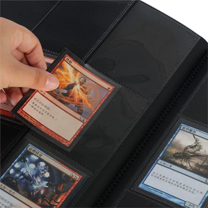 9 Pocket Trading Card Binder White