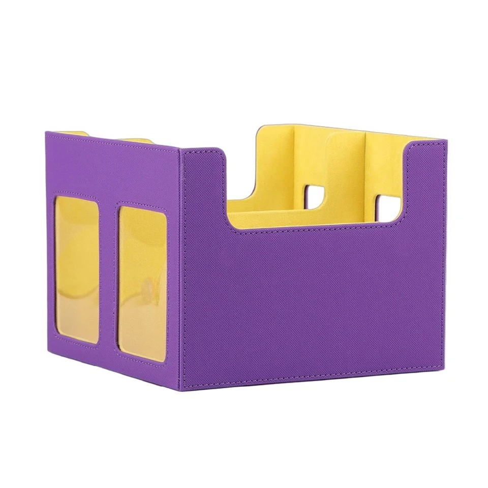 Magnetic Leather Trading Storage Box best