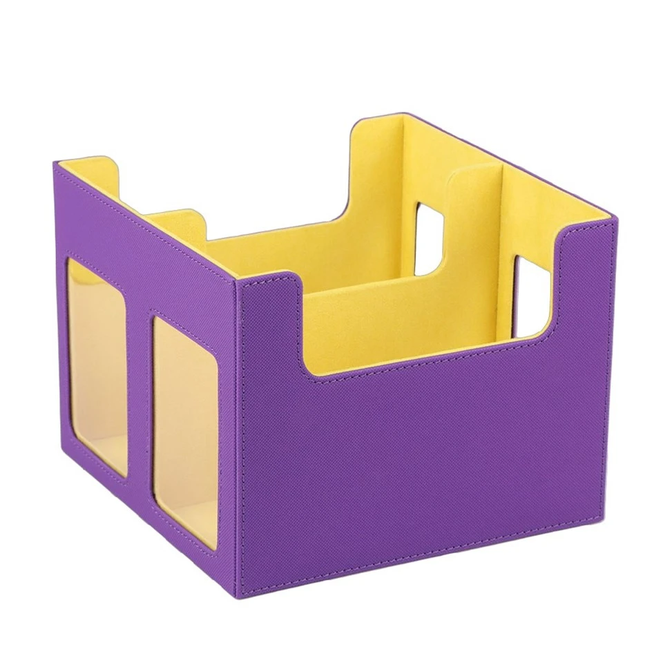 Magnetic Leather Trading Storage Box best
