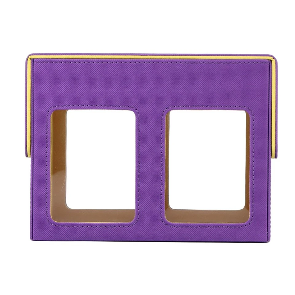 Magnetic Leather Trading Storage Box high quality